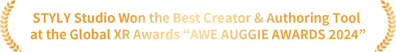 STYLY Studio Won the Best Creator & Authoring Tool <br />at the Global XR Awards “AWE AUGGIE AWARDS 2024"